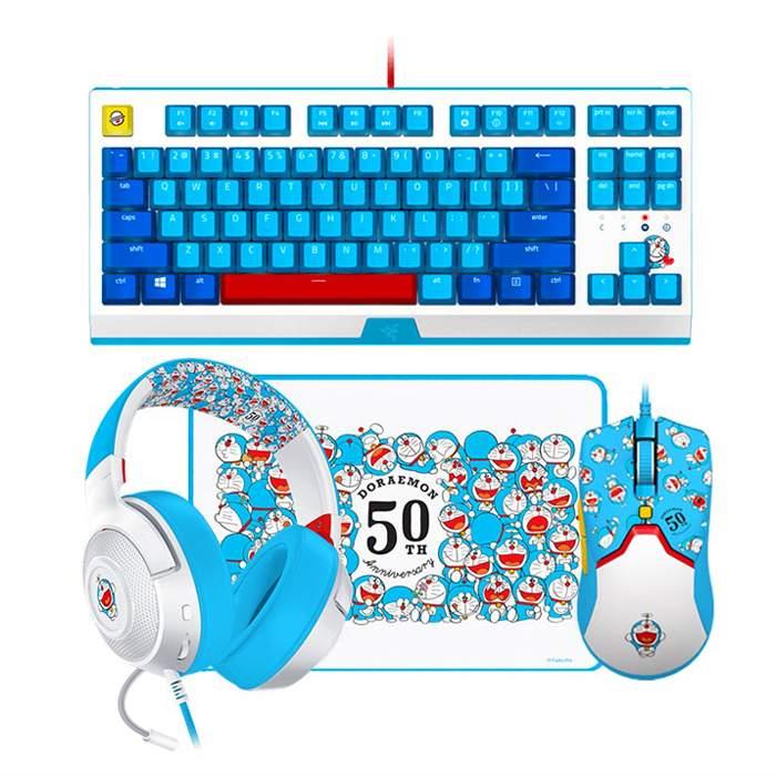 باندل پک گیمینگ Razer طرح 50th Anniversary Doraemon